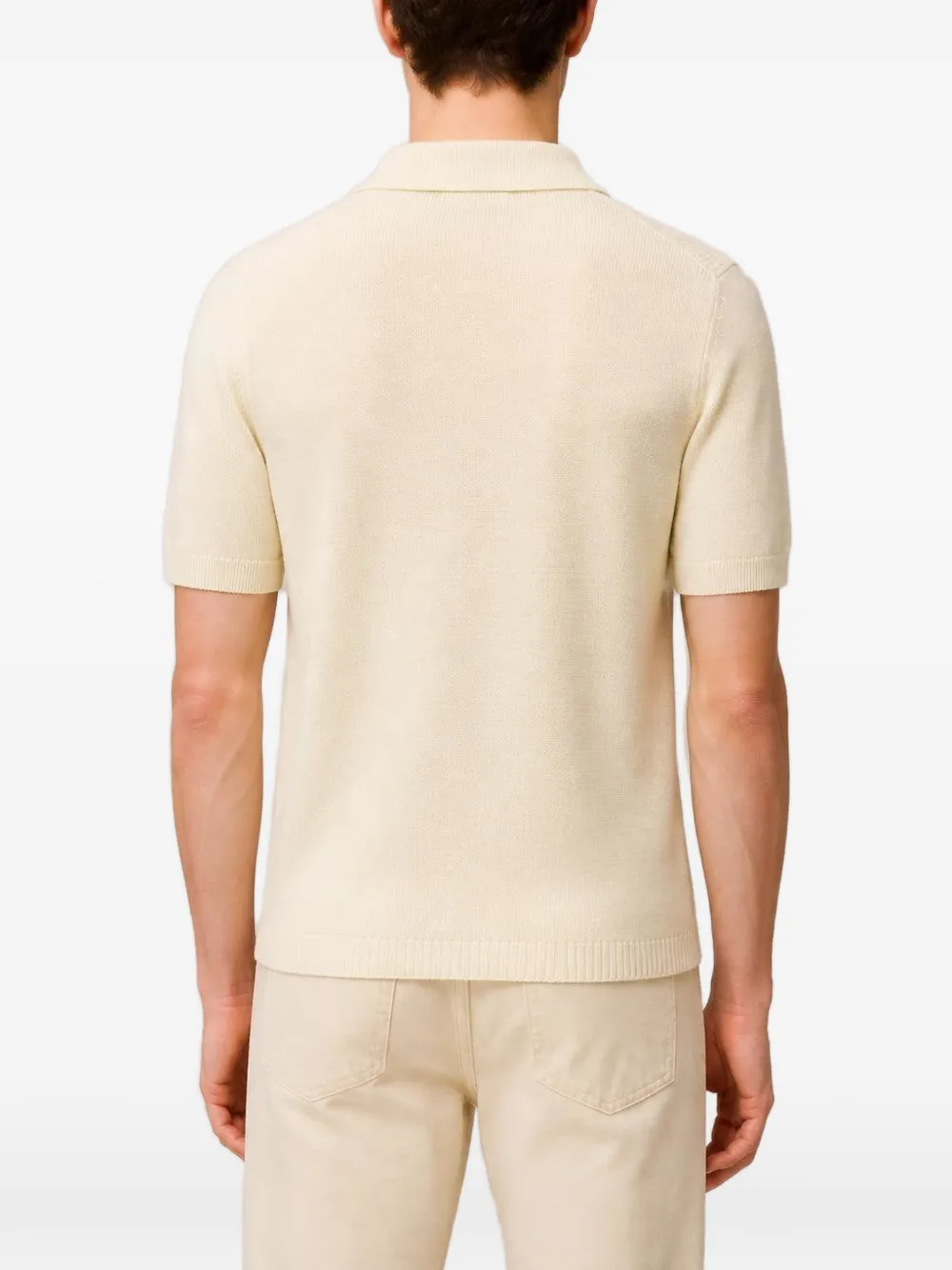 RETORI knitted polo shirt Beige