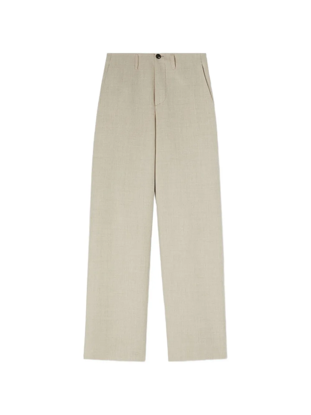RETORI straight-leg virgin-wool trousers - Toni neutri