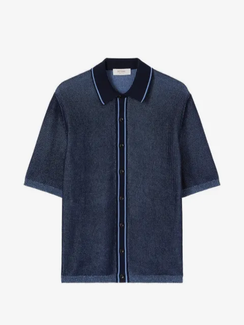 RETORI vanisé-knit polo shirt