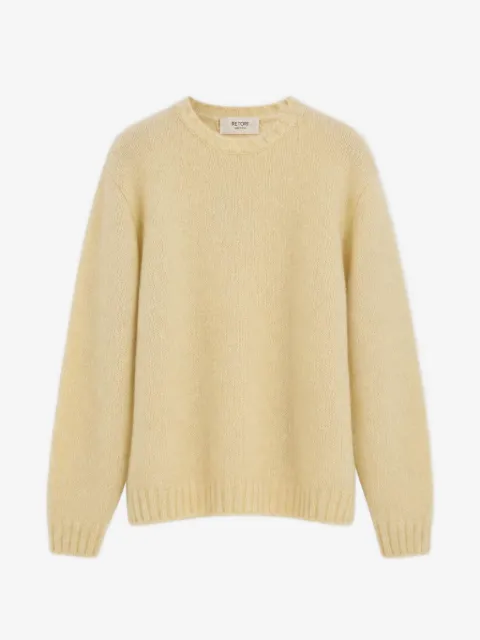 RETORI brushed cashmere crew-neck sweater