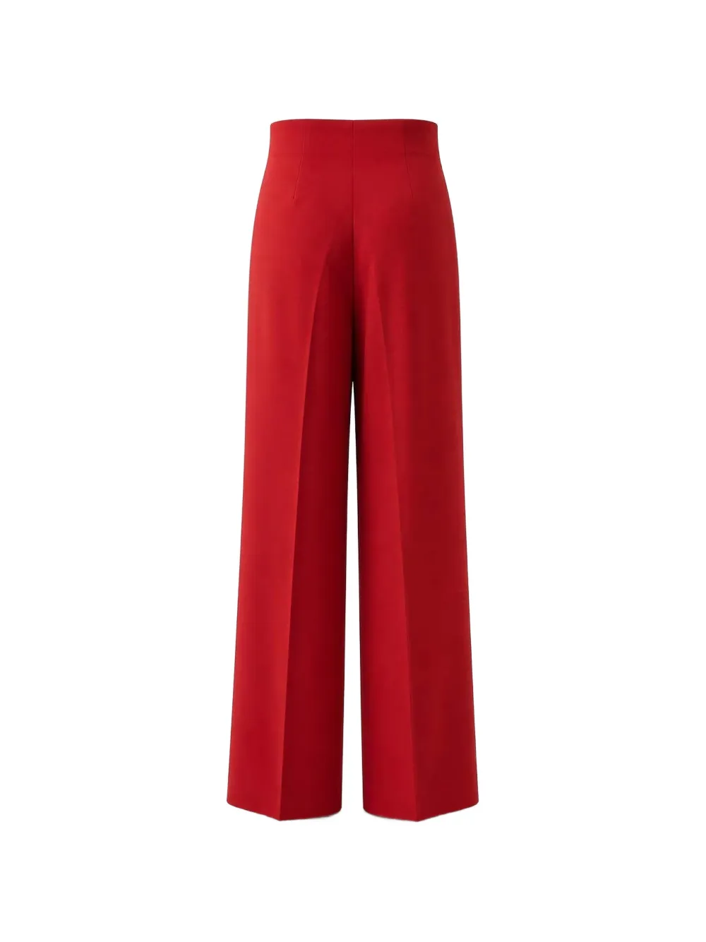 RETORI Cady high-waist broek met wijde pijpen Rood