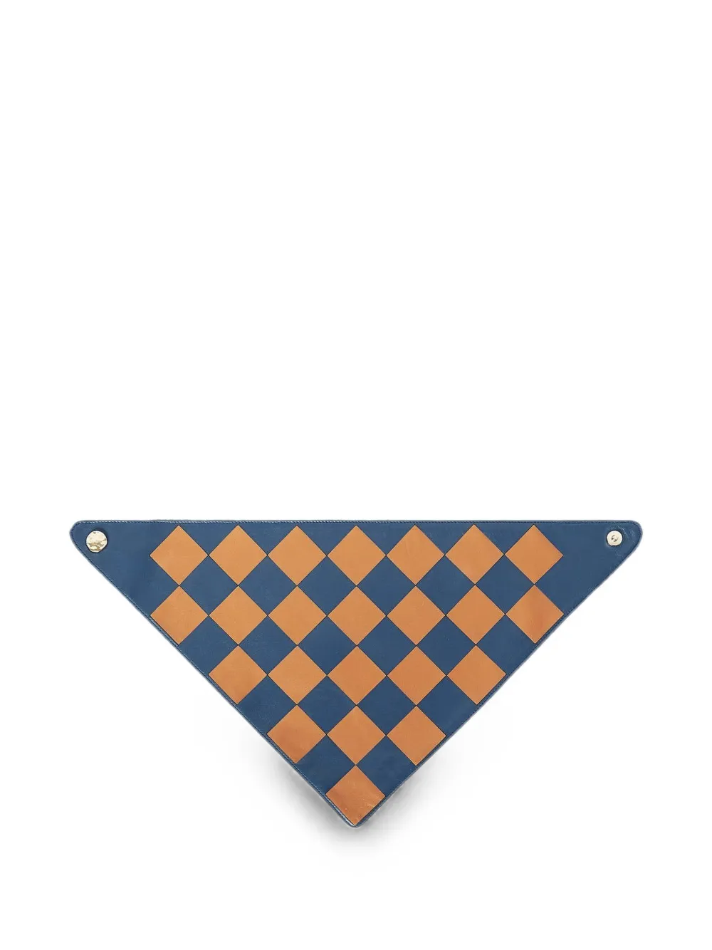 RETORI Damier lamsleren bandana Blauw