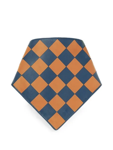 RETORI damier-pattern lambskin bandana