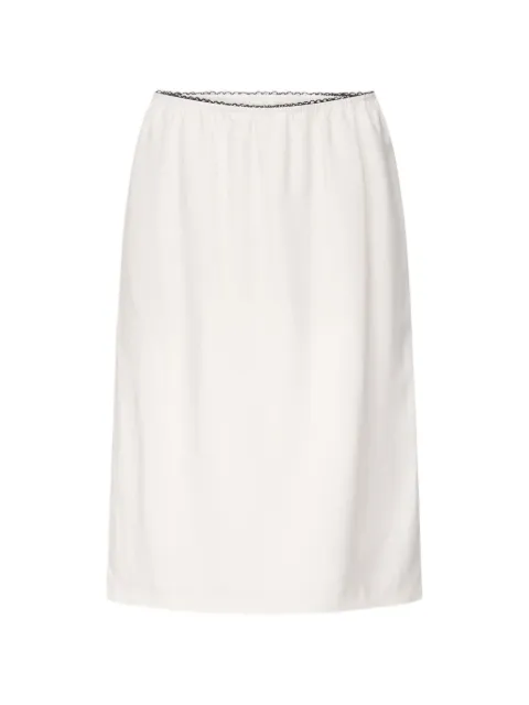 LouLou de Saison Kruise elasticated-waist straight midi skirt