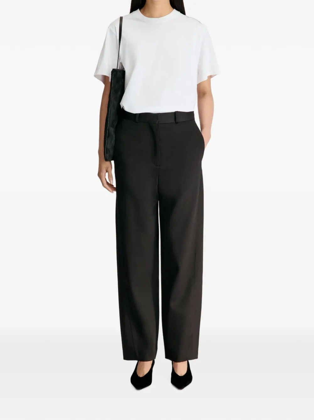 LouLou de Saison Kian straight broek Zwart