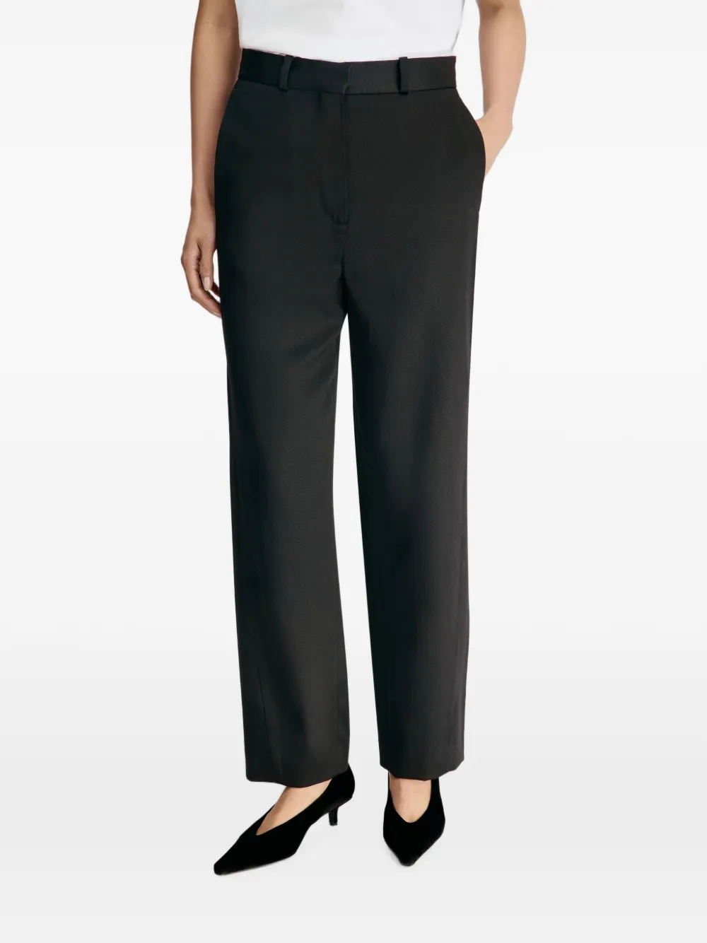 LouLou de Saison Kian straight broek Zwart