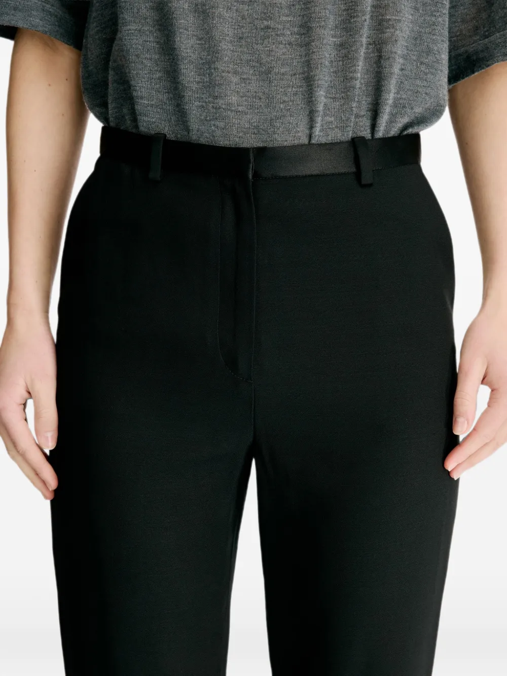 LouLou de Saison Mahoney LDS straight broek Zwart