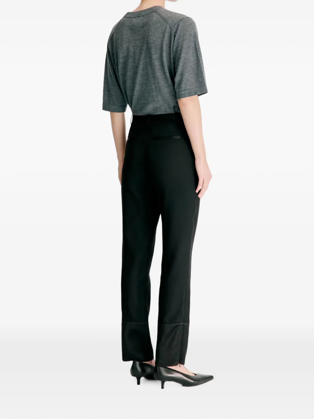 LouLou de Saison Mahoney LDS straight broek Zwart