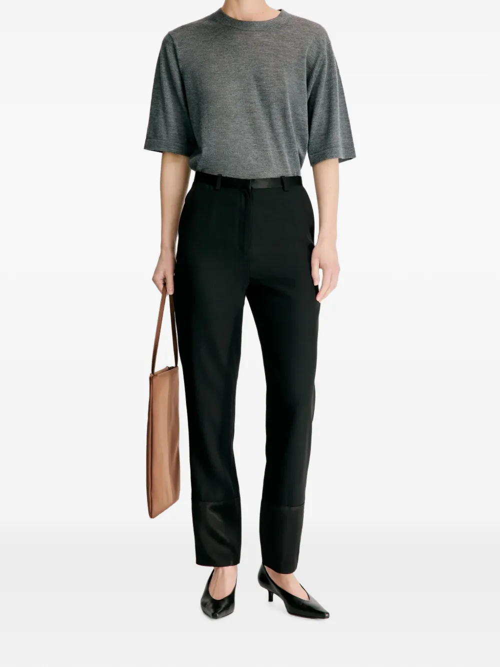 LouLou de Saison Mahoney LDS straight broek Zwart
