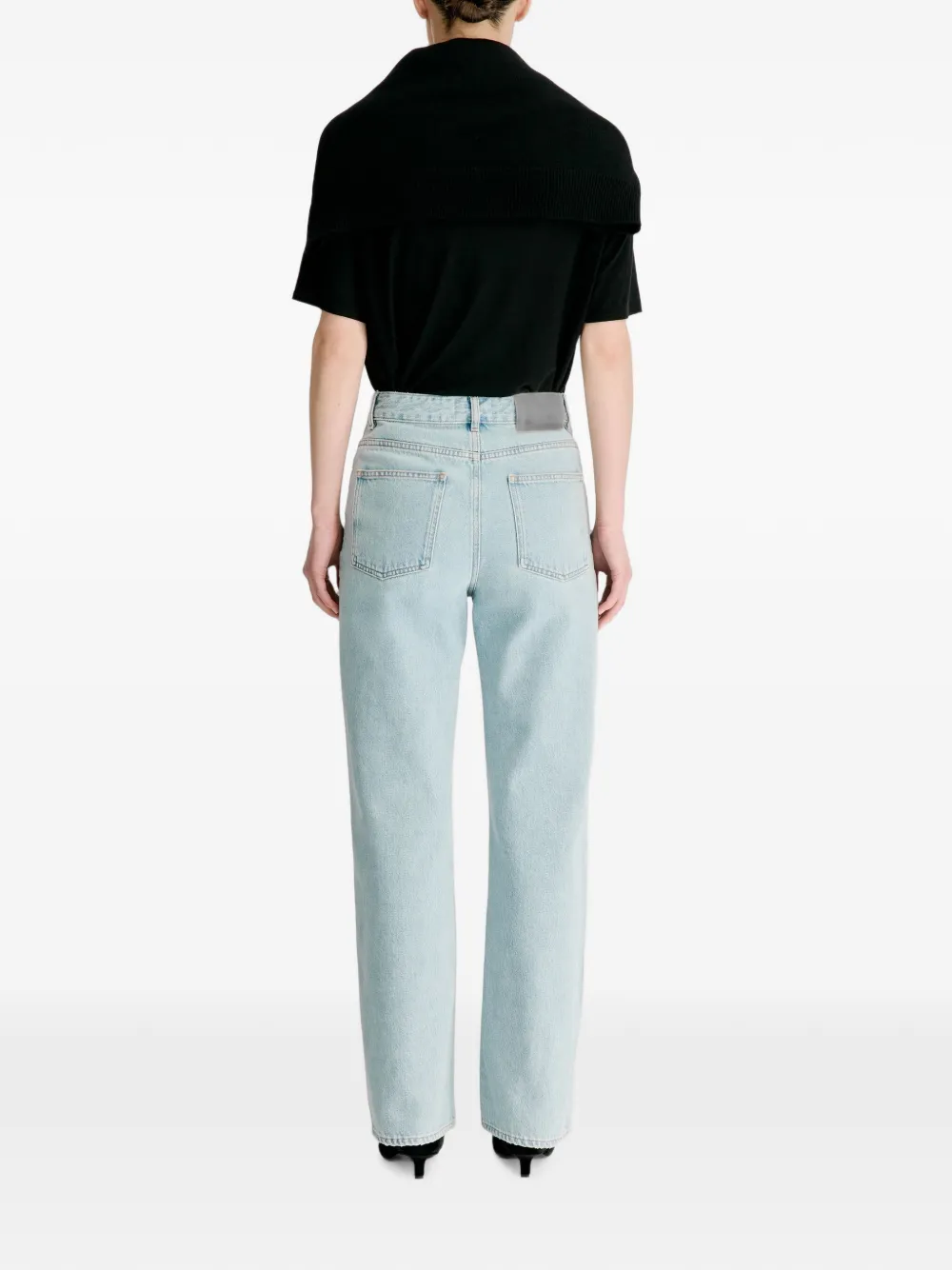 LouLou de Saison Mico jeans met wijde pijpen Blauw
