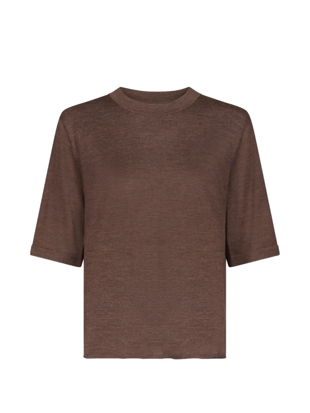 LouLou de Saison Nala LDS cashmere T-shirt - Braun