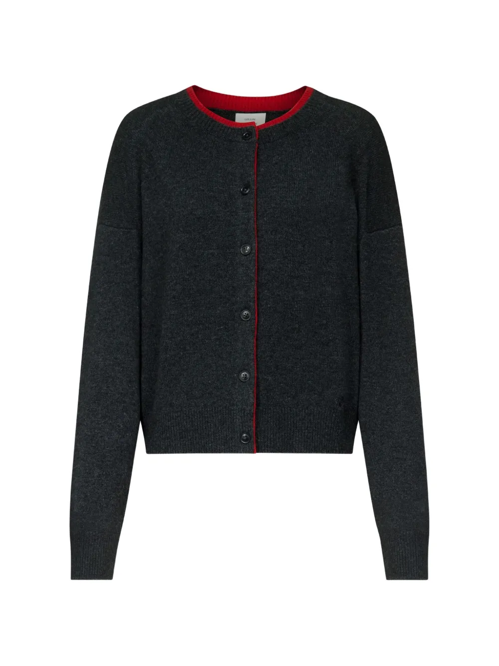 LouLou de Saison Nicola bicolor cashmere cardigan - Grau