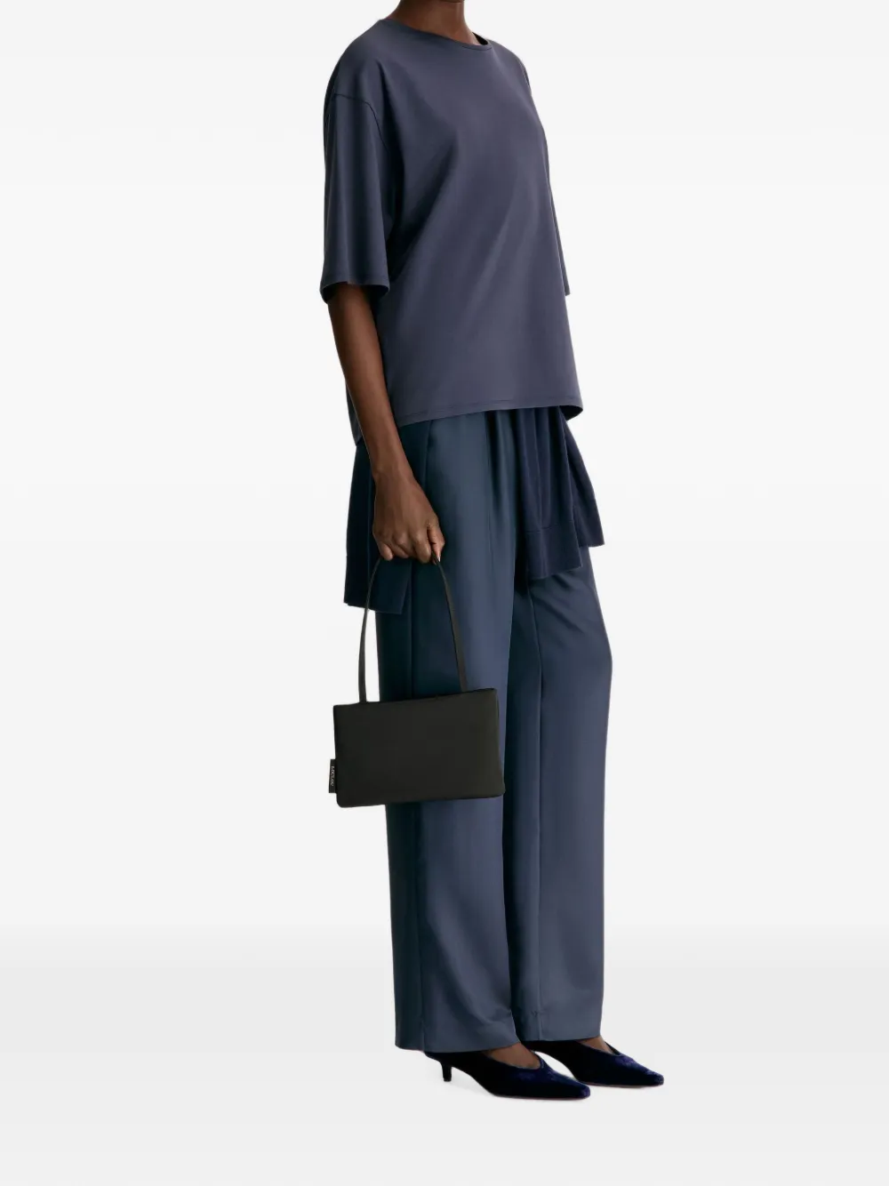LouLou de Saison Osis LDS oversized boxy T-shirt Blauw
