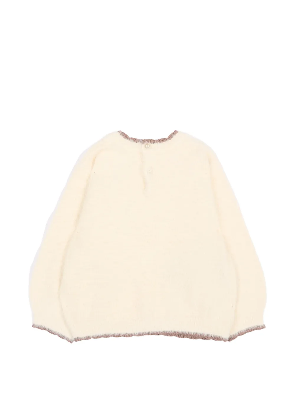Mayoral Trui met teddybeer-intarsia Beige