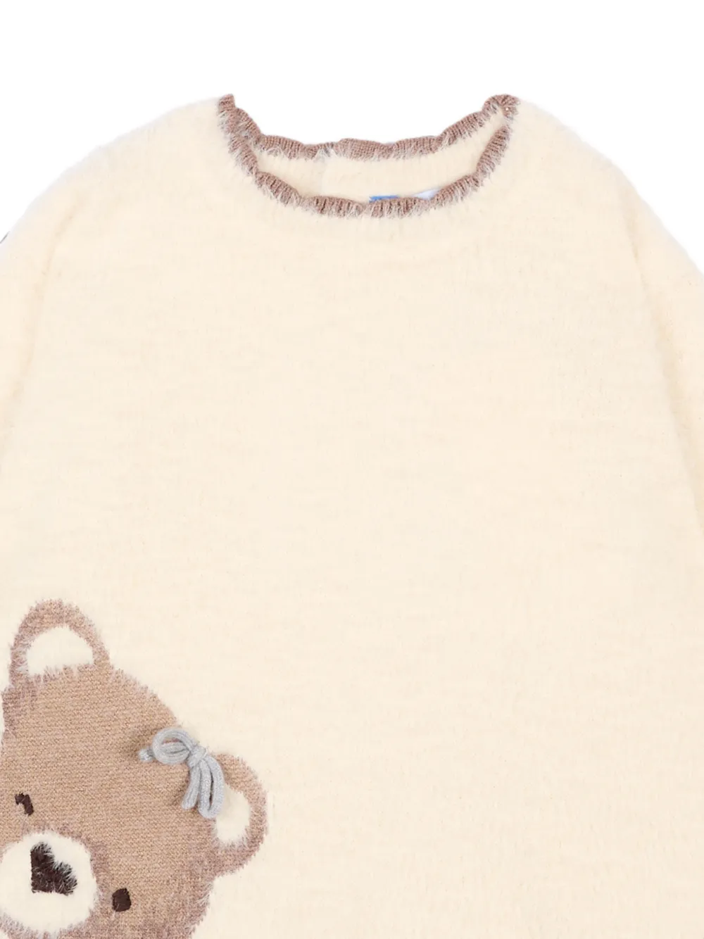 Mayoral Trui met teddybeer-intarsia Beige