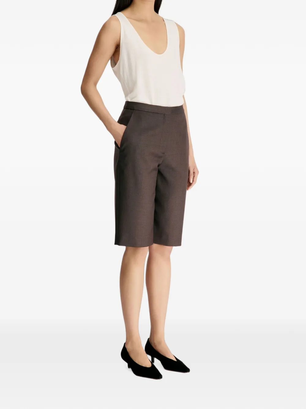 LouLou de Saison Robi straight shorts Bruin
