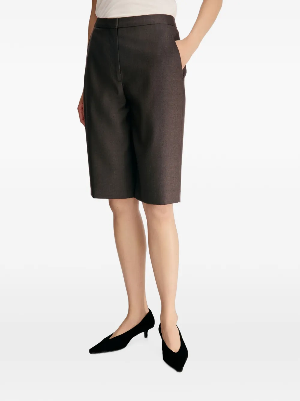 LouLou de Saison Robi straight-fit shorts