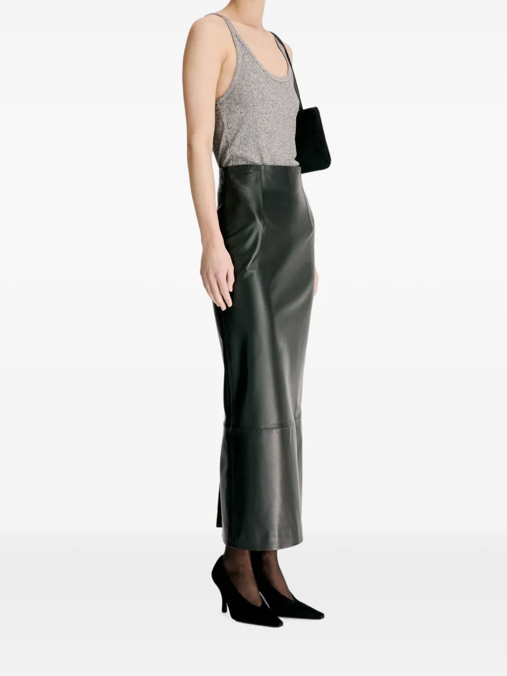 LouLou de Saison Roni ribgebreide tanktop Grijs
