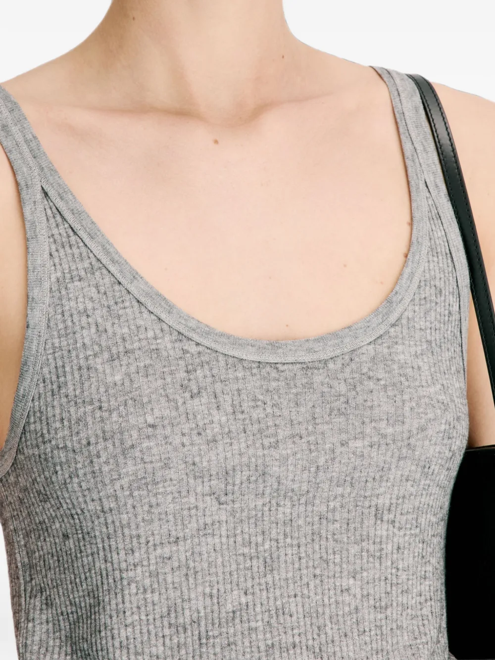 LouLou de Saison Roni ribgebreide tanktop Grijs