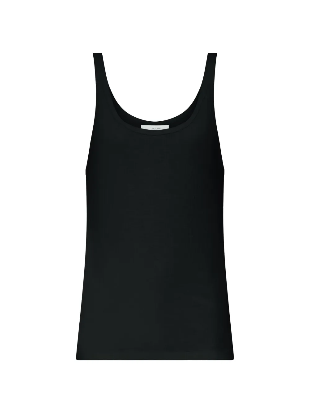 LouLou de Saison Roni ribbed-knit tank top - Nero