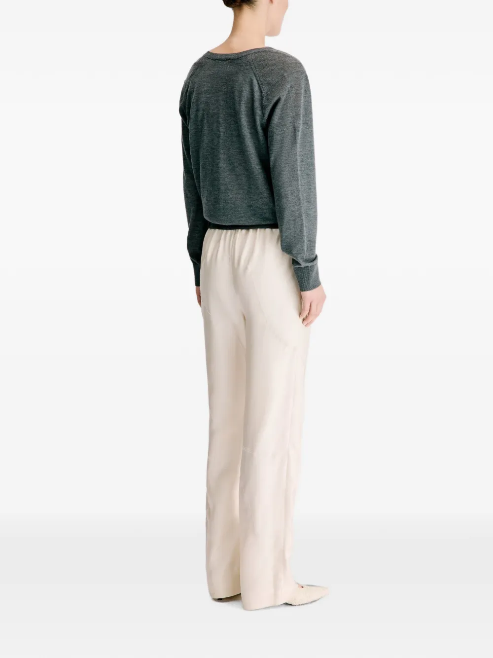 LouLou de Saison Viki elastische broek Beige