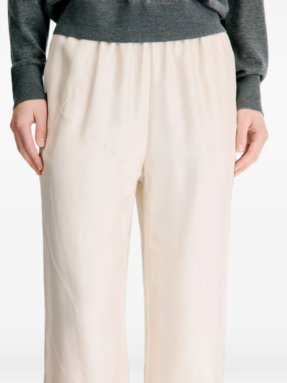 LouLou de Saison Viki elastische broek Beige
