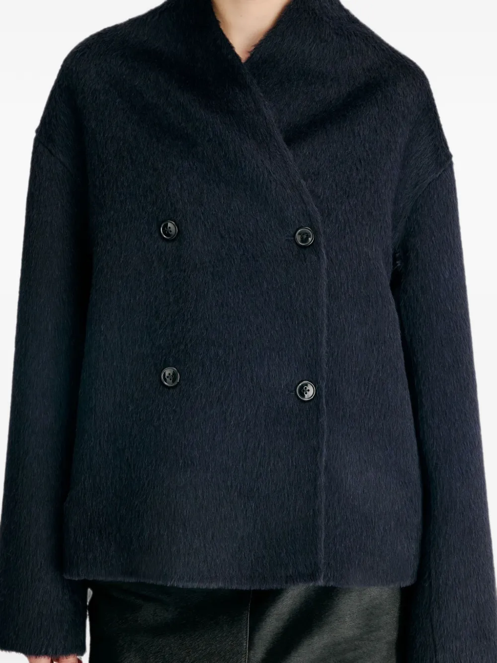 LouLou de Saison Wes jack met dubbele rij knopen Blauw