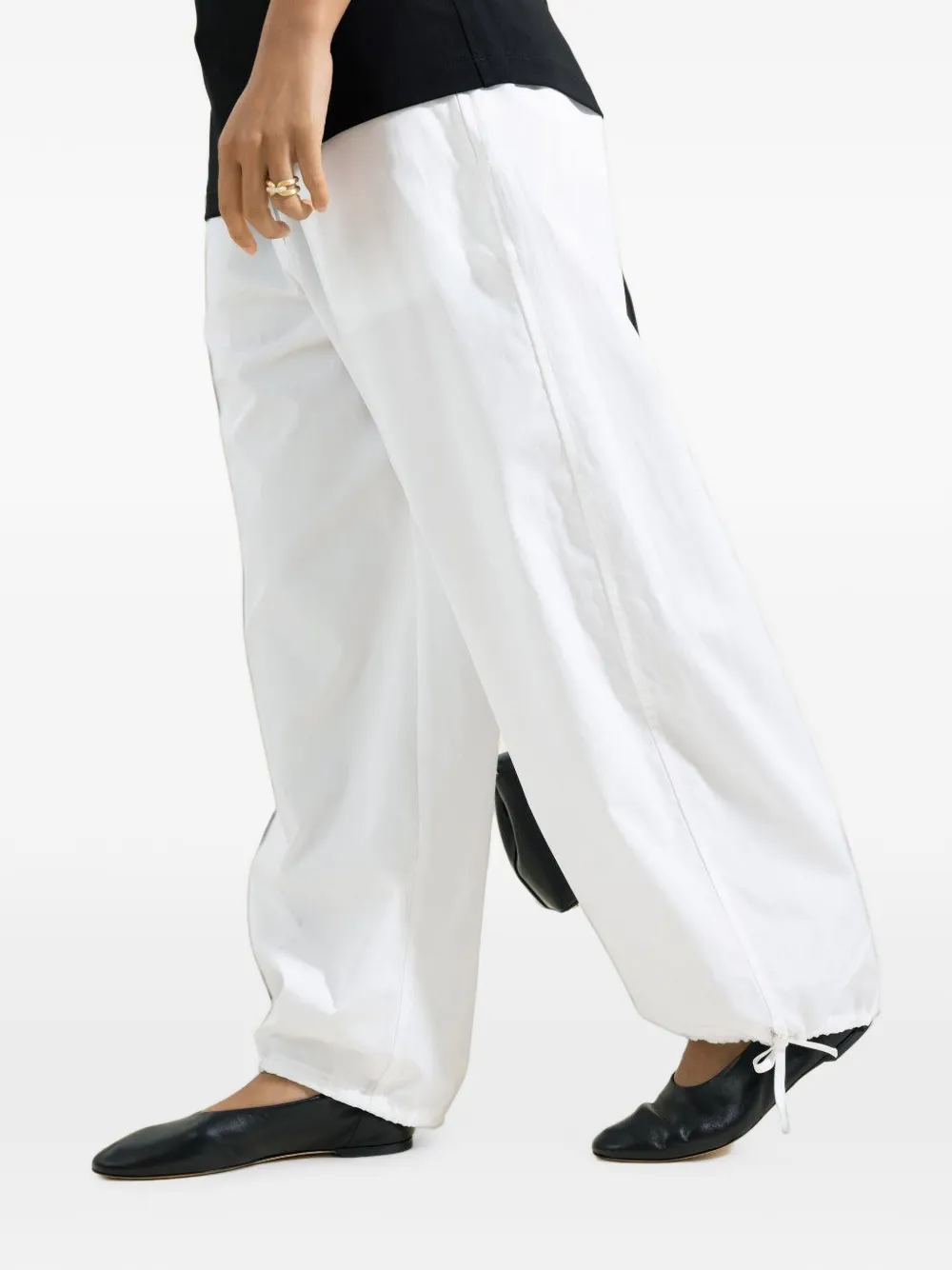 TOTEME Slip-on ballerina's Zwart