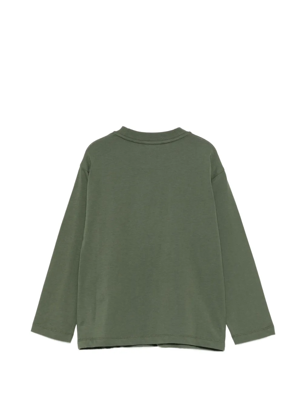 Emporio Armani Kids T-shirt met logopatch Groen