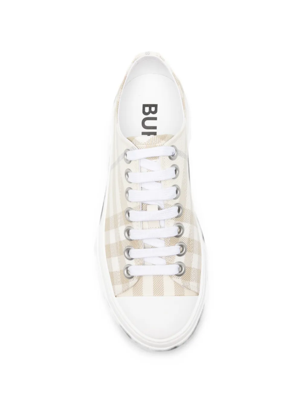 Burberry Check-pattern platform sneakers Beige