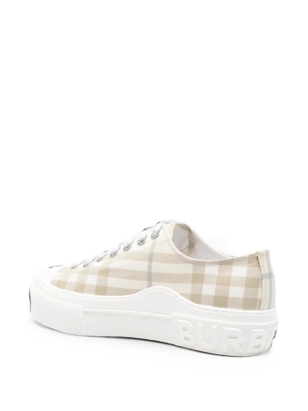Burberry Check-pattern platform sneakers Beige