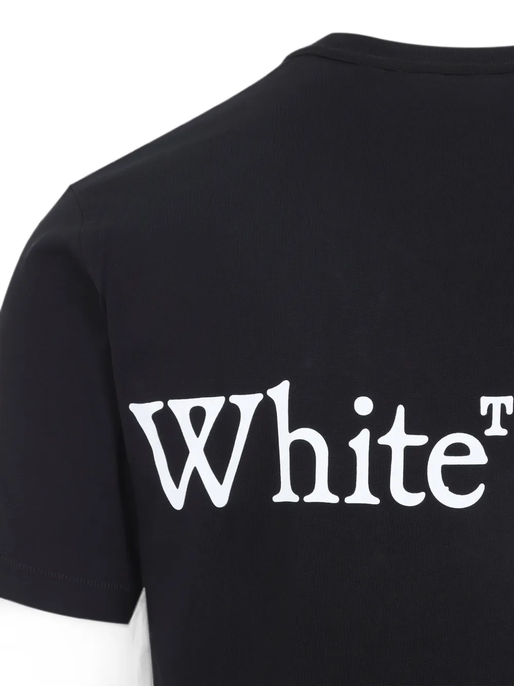 Off-White T-shirt met logoprint Zwart