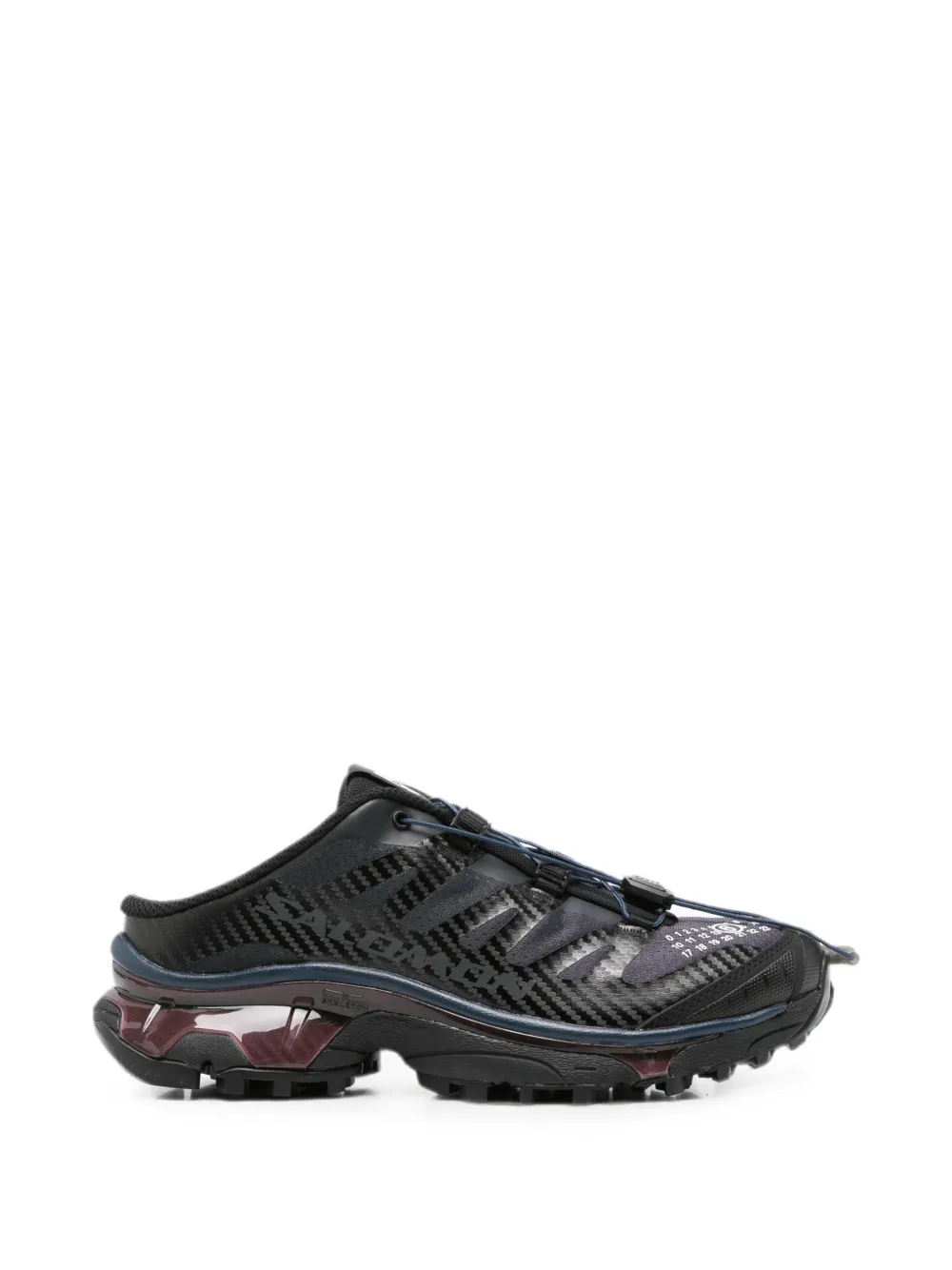MM6 Maison Margiela X Salomon panelled sneakers Zwart