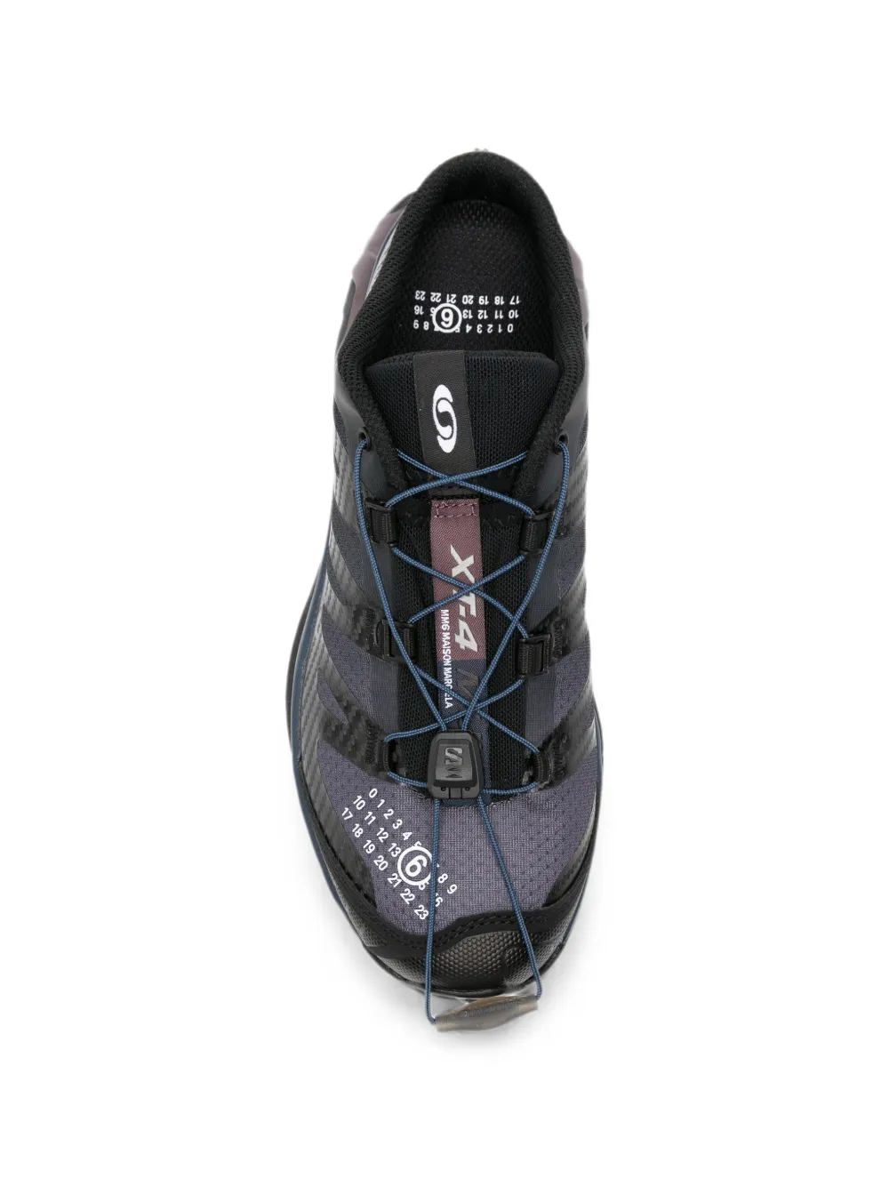 MM6 Maison Margiela X Salomon panelled sneakers Zwart