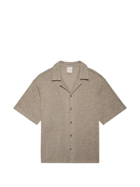 Calvin Klein waffle-knit short-sleeve shirt