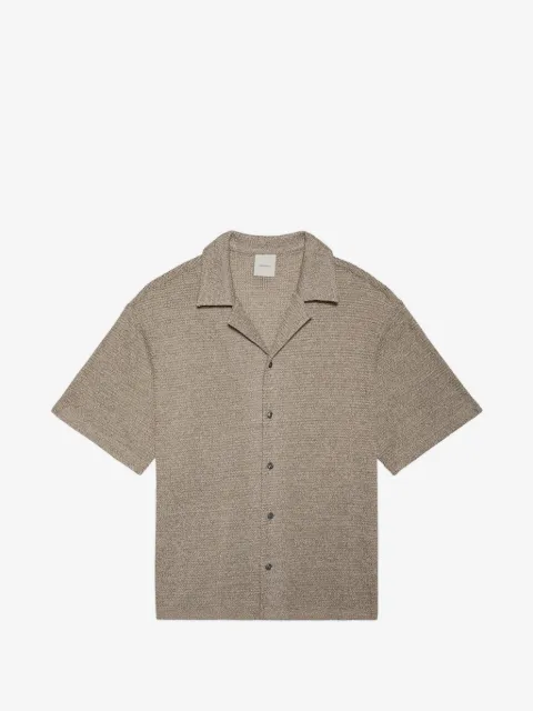Calvin Klein playera de tejido gofrado manga corta