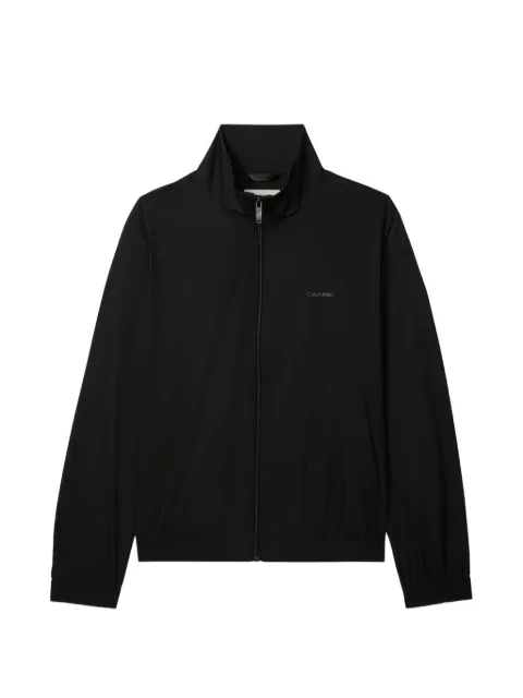 Calvin Klein logo-print zip-up jacket