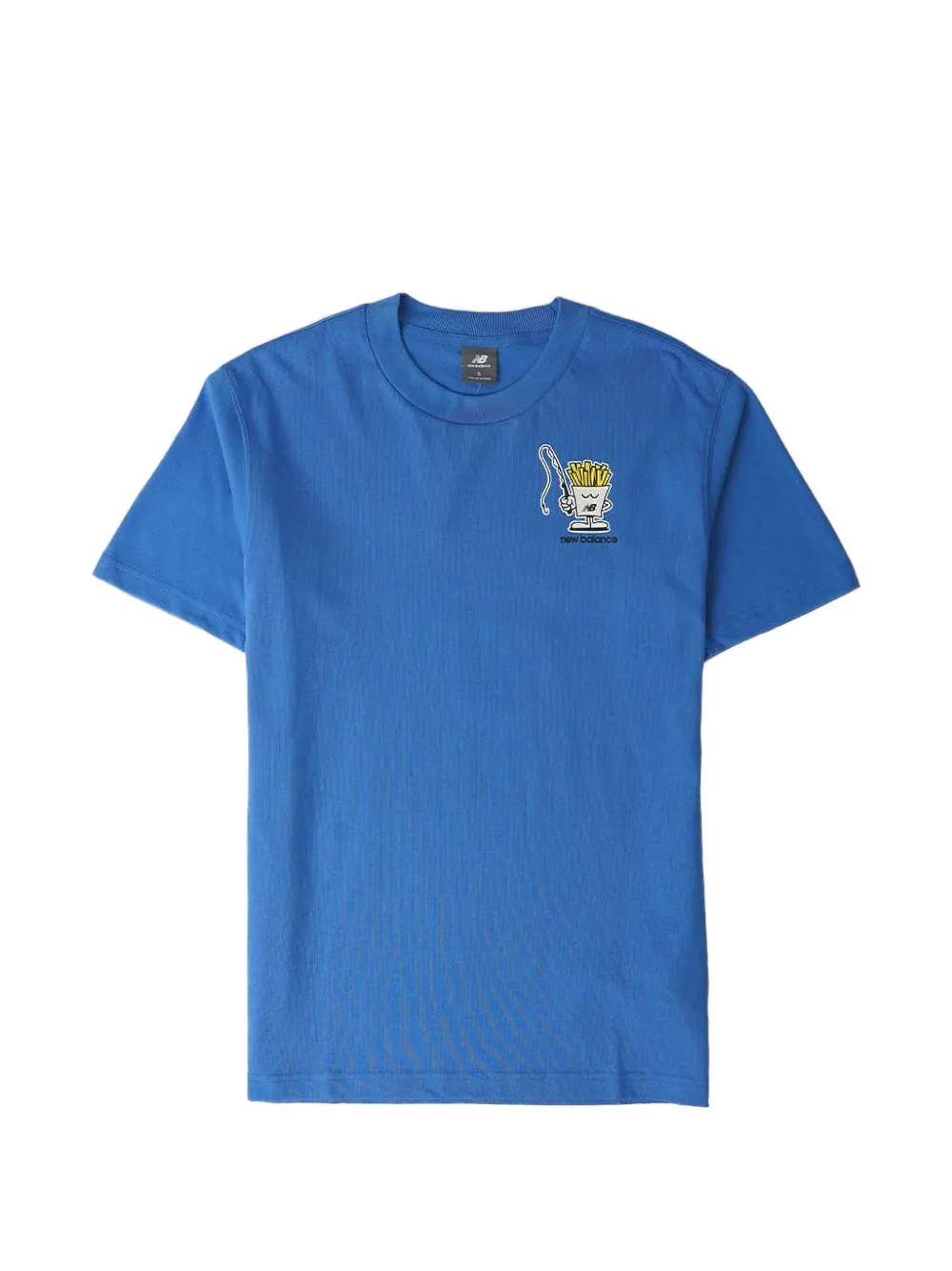 New Balance Fish And Chips graphic-print T-shirt Blauw