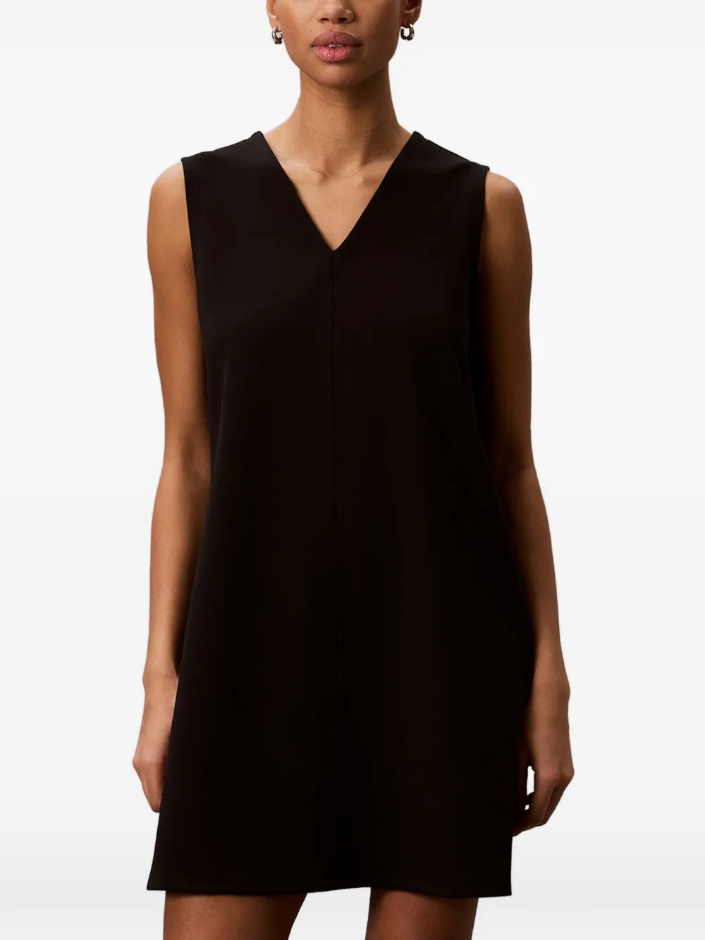 Calvin Klein Mouwloze mini-jurk Zwart