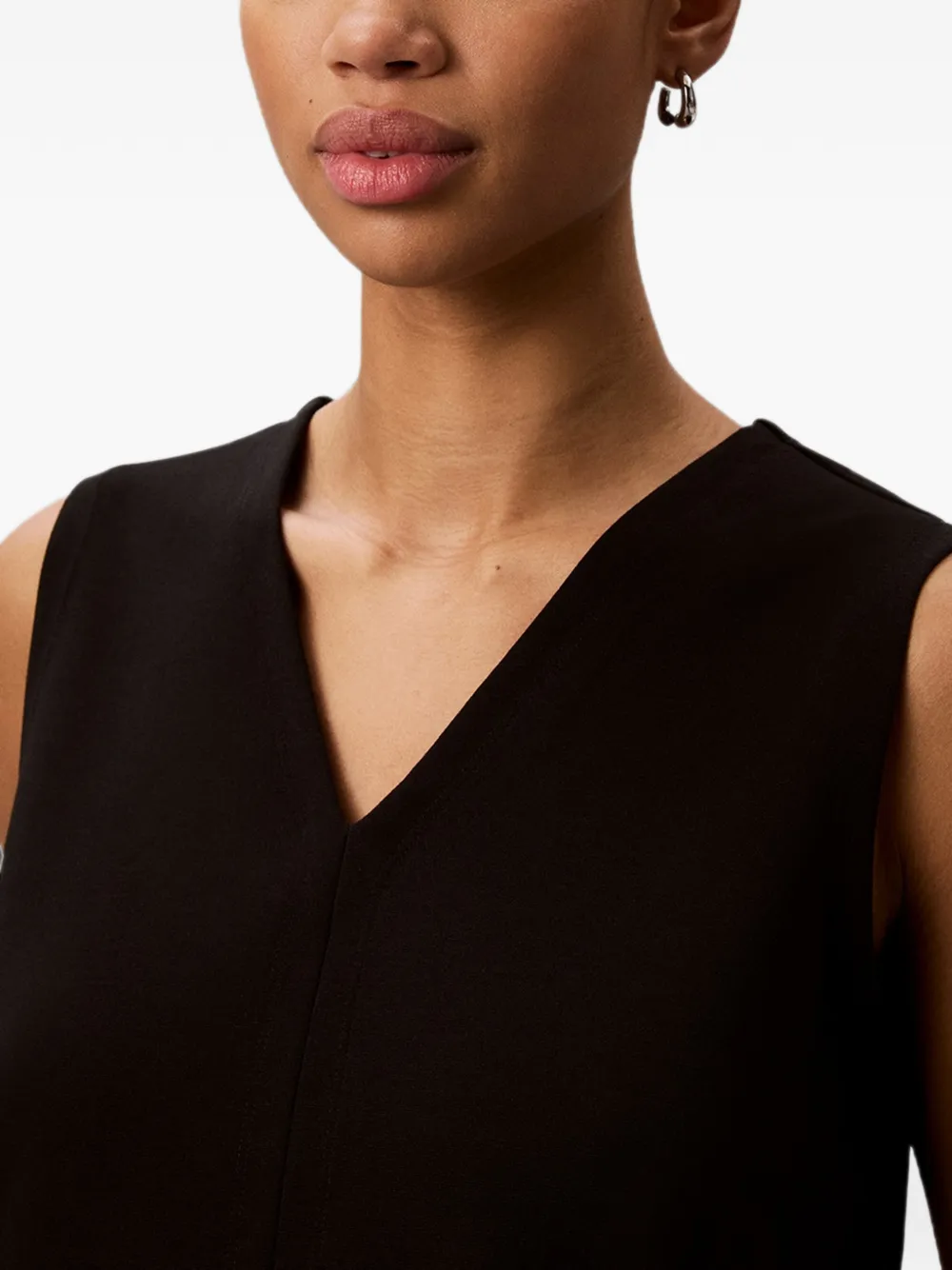 Calvin Klein Mouwloze mini-jurk Zwart
