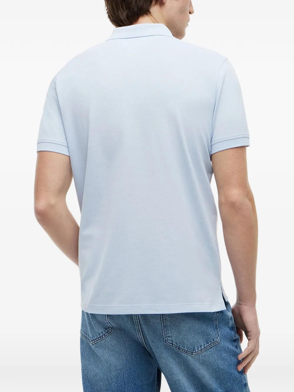 Tommy Hilfiger Poloshirt met geborduurd logo Blauw