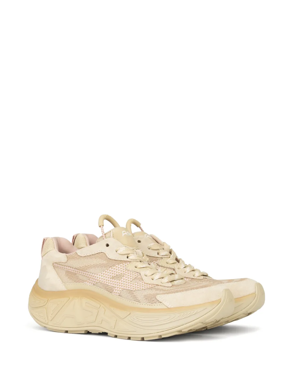 Ash Sneakers met chunky zool en vlakken Beige
