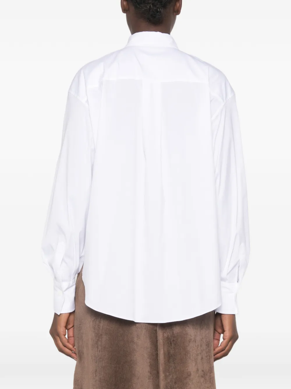 Brunello Cucinelli Blouse verfraaid met kralen Wit