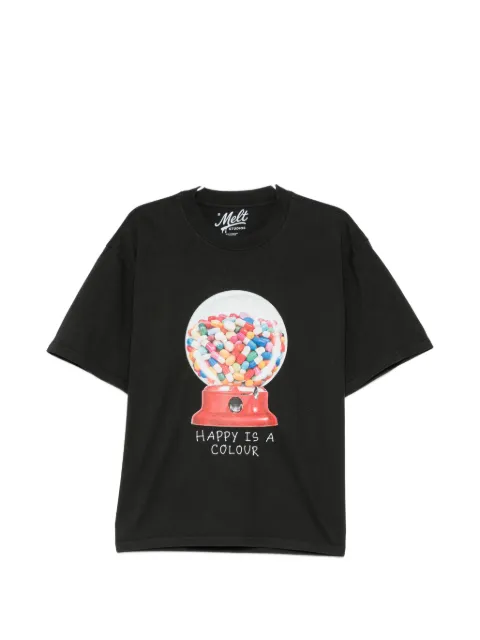 Melt graphic-print T-shirt