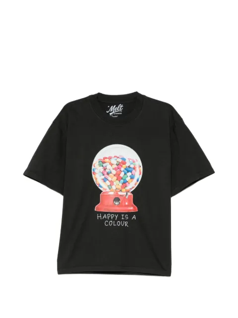 Melt graphic-print T-shirt