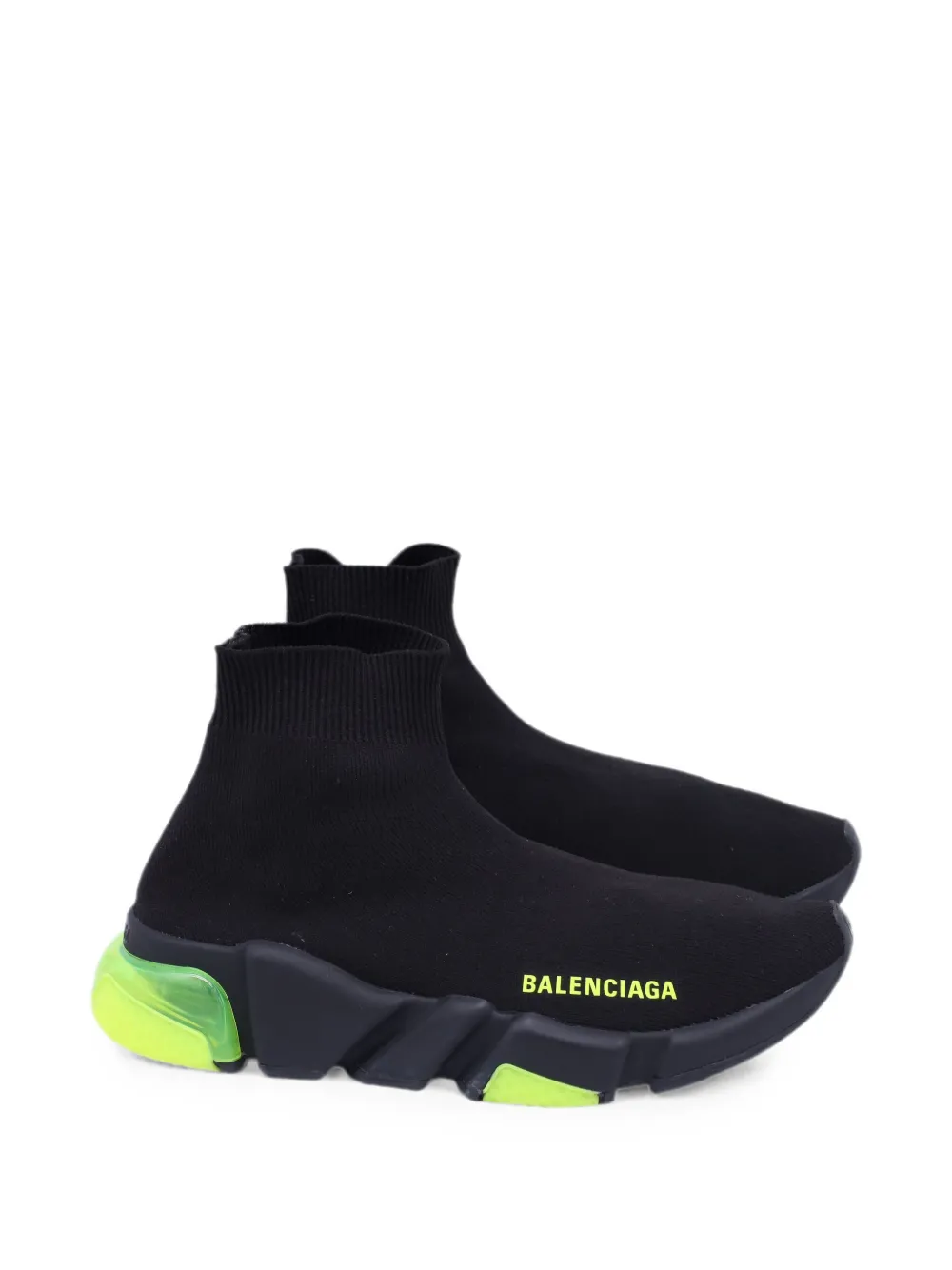Balenciaga Pre-Owned Speed clear-sole sneakers - Nero