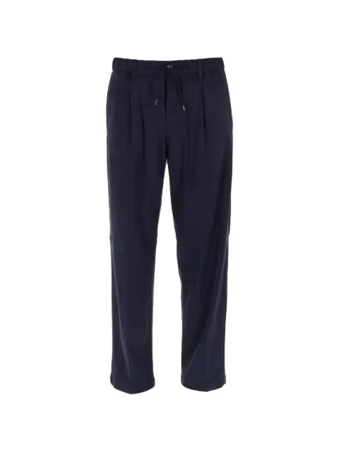 Herno drawstring pleated trousers