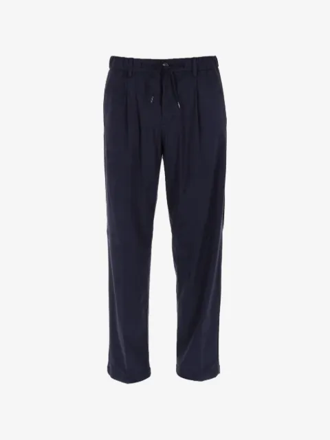 Herno drawstring pleated trousers