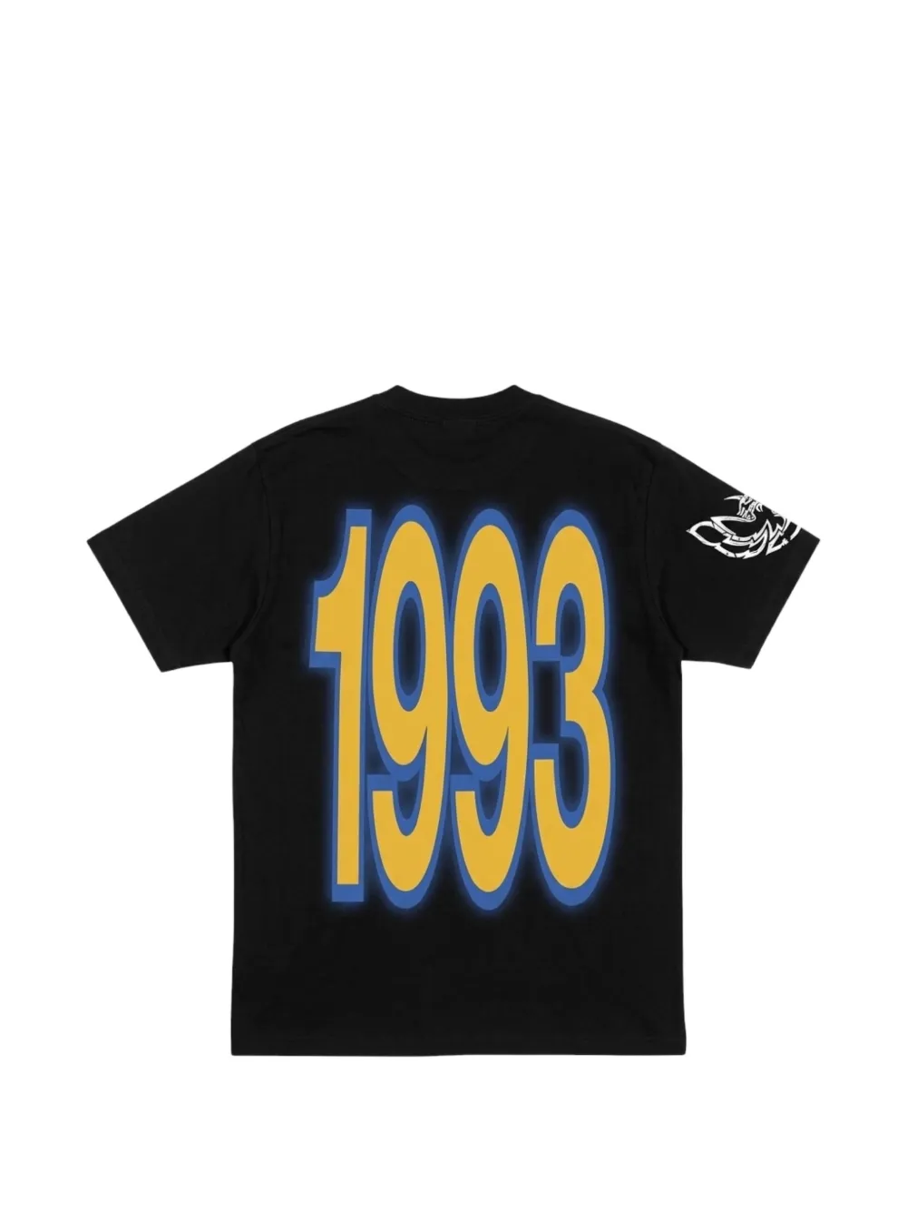 B WOOD Pablo T-shirt met grafische print Zwart