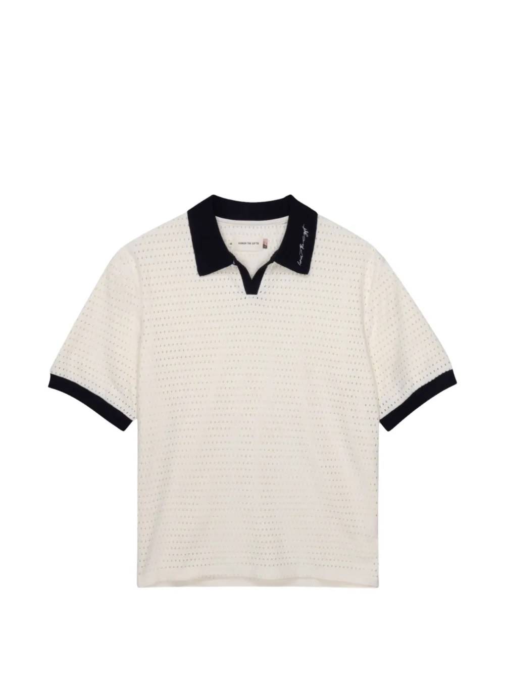Honor The Gift colour-block pique polo shirt - Toni neutri